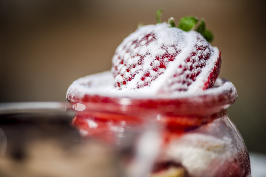 Detailbild Erdbeer Tiramisu