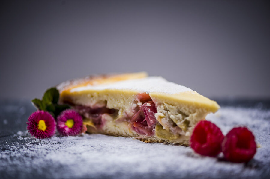 Rharbarberkuchen aus der Hofkonditorei