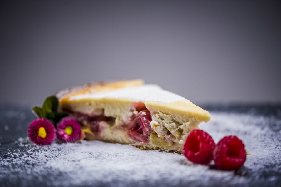 Rharbarberkuchen aus der Hofkonditorei