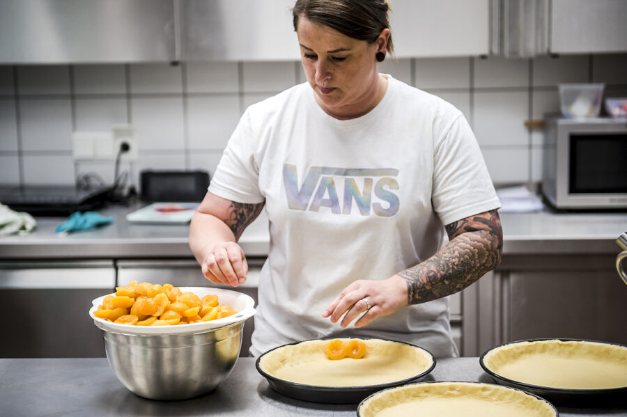 Aprikosen-Kuchen in der Hofkonditorei