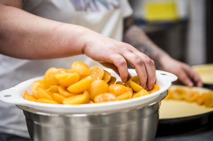 Aprikosen-Kuchen in der Hofkonditorei