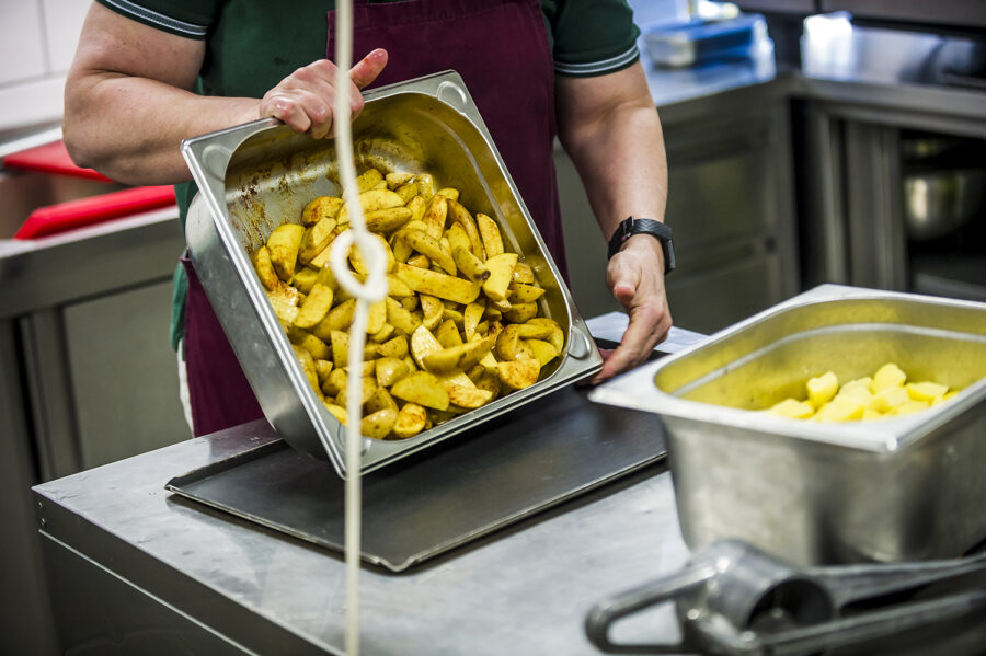 Arbeit in der Küche